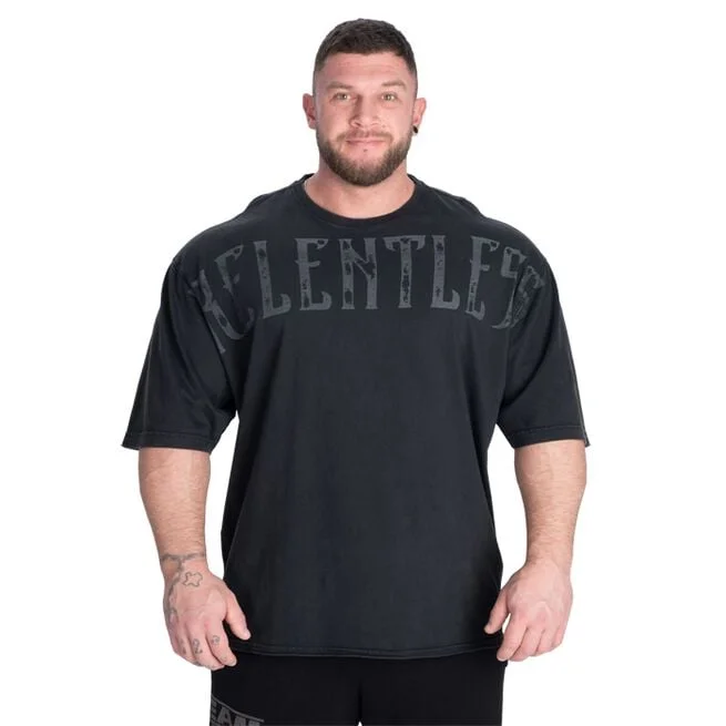 Футболка Relentless черная, моющаяся