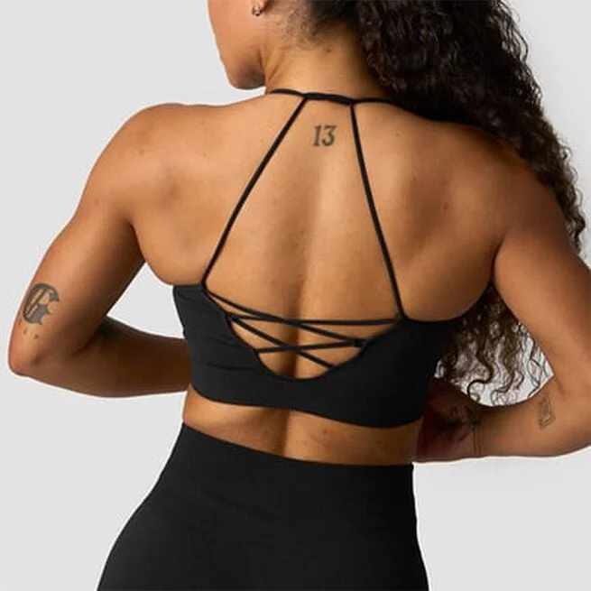 Спортивный бюстгальтер без бретелек Shape, черный