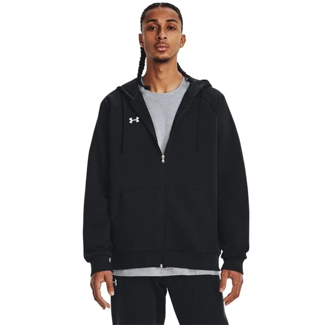 UA Rival Fleece FZ Толстовка Черная