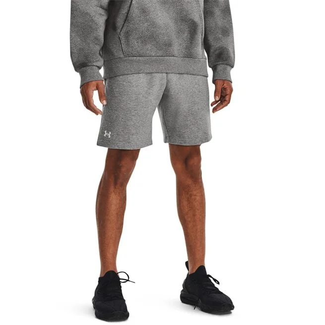 Флисовые шорты UA Rival Castlerock Light Heather
