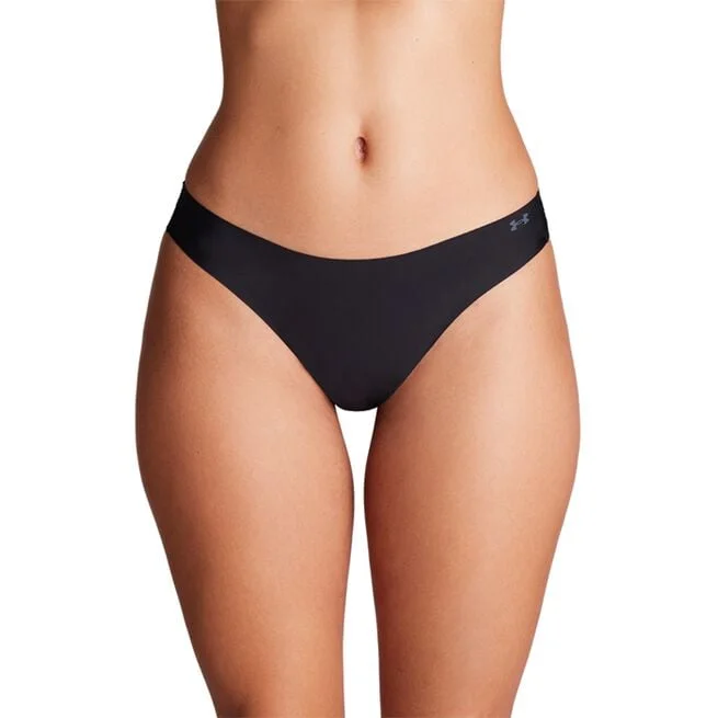 Женские стринги UA Pure Stretch (3 шт.), черные