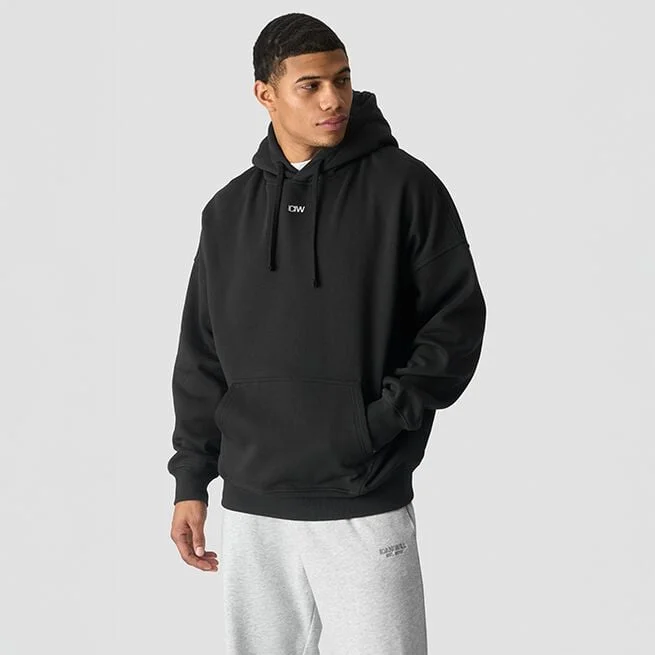 Толстовка Oversize на каждый день, черная