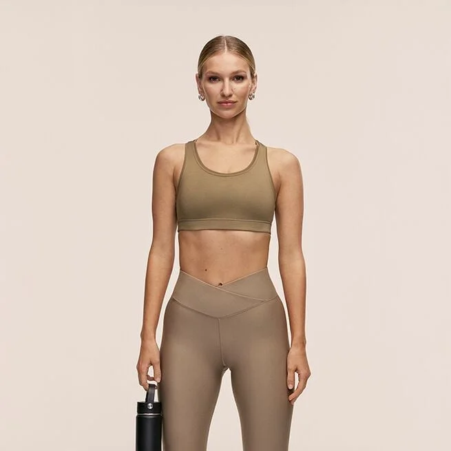 Iconic Sports Bra Бежевый