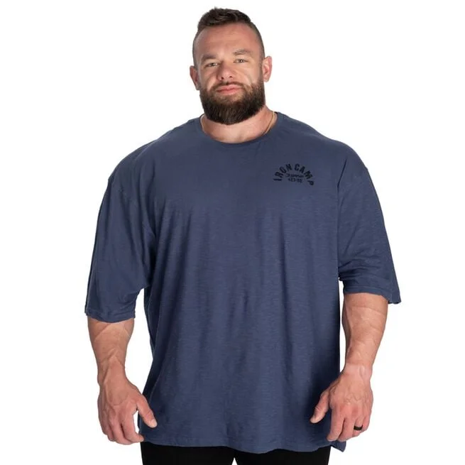 Футболка Slub Iron синяя