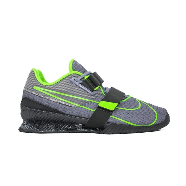 Nike Romaleo 4, Пепельно-сланцевый/Зеленый