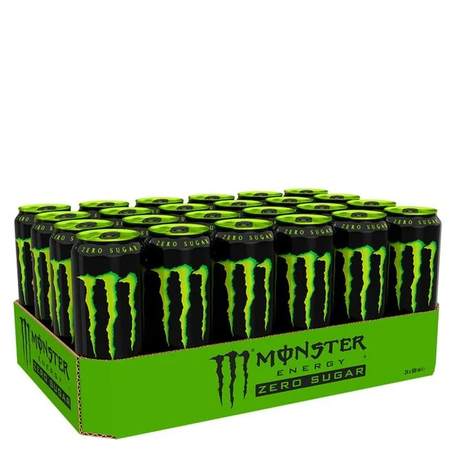 24 энергетических напитка Monster 50 мл Green Zero Sugar