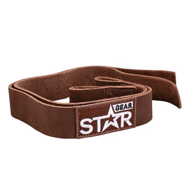 Кожаные подъемные ремни Star Gear