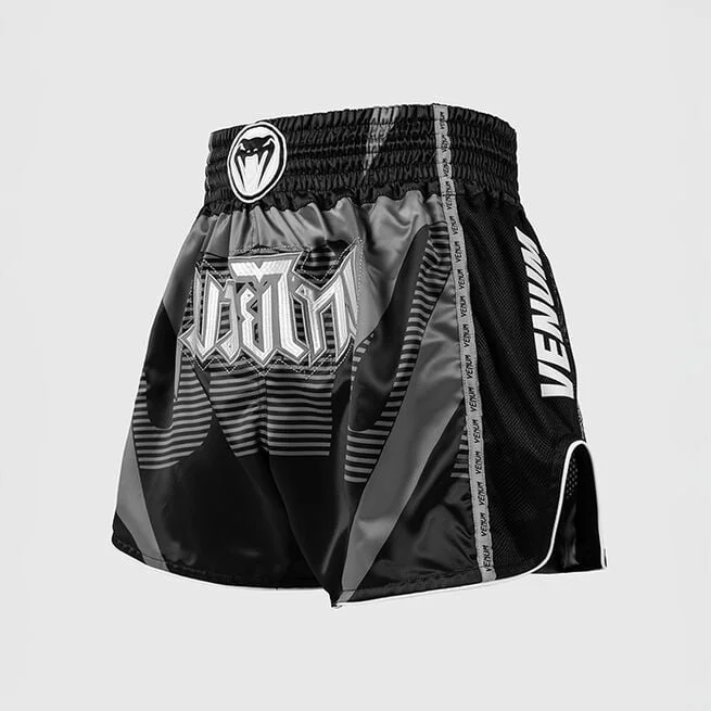 Шорты для тайского бокса Venum Adrenaline Черный Серый