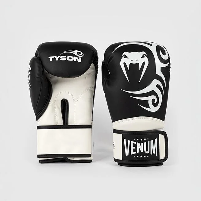 Боксерские перчатки Venum X Mike Tyson Pro, черные, белые