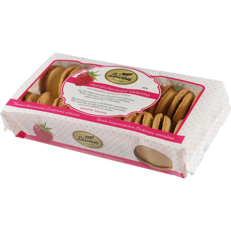 Печенье Herrasväenleipä Leivon 300 г малина