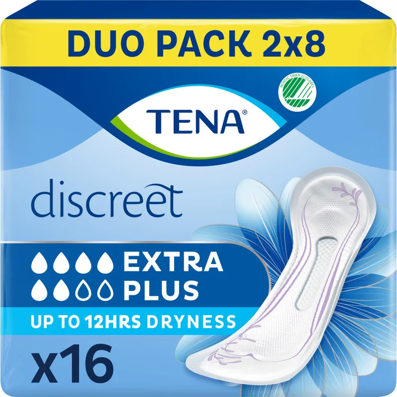 Прокладка для недержания Tena 16 шт. Discreet Extra Plus