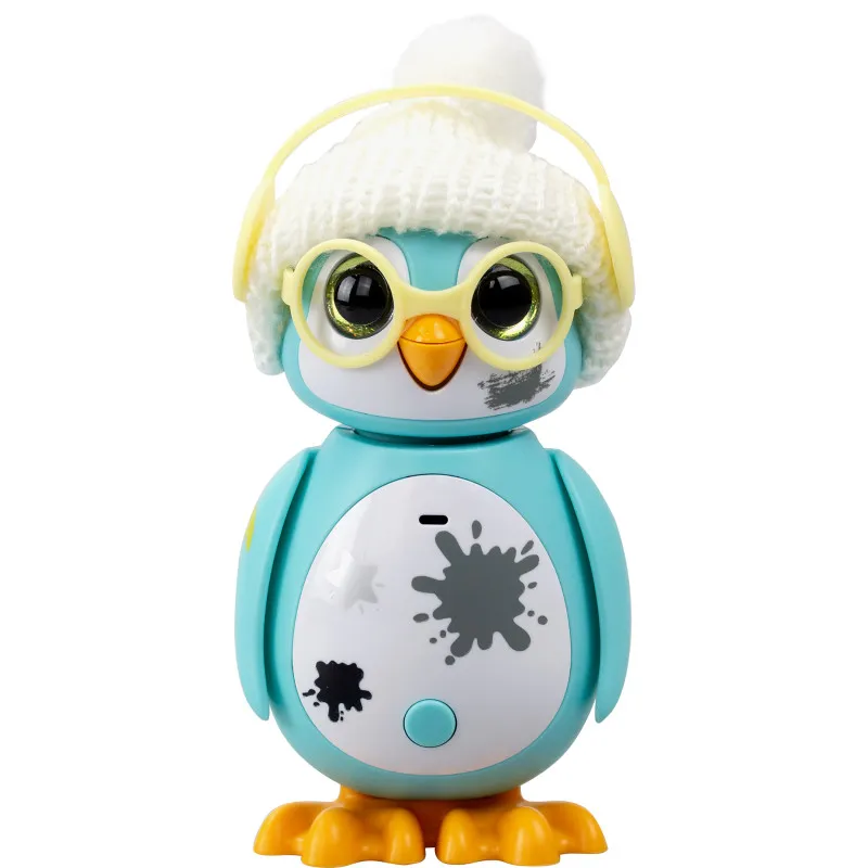Интерактивный пингвин Silverlit Mini синий
