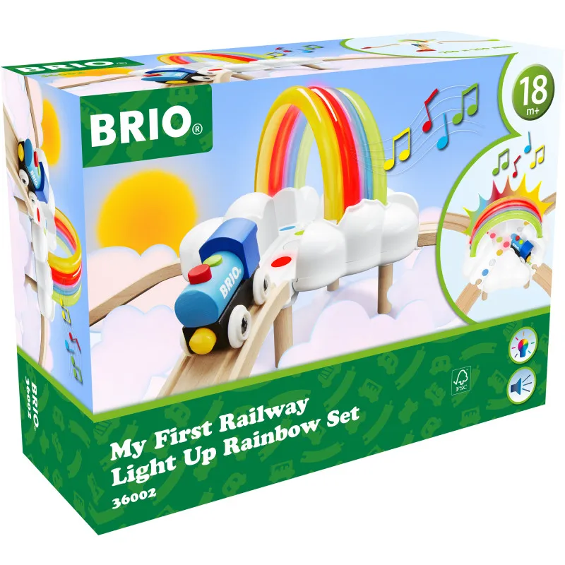Игровой набор Brio 36002 My First - светящийся радужный набор
