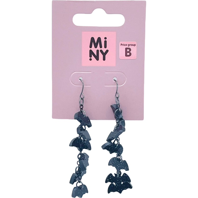 Серьги Miny Halloween с летучими мышами