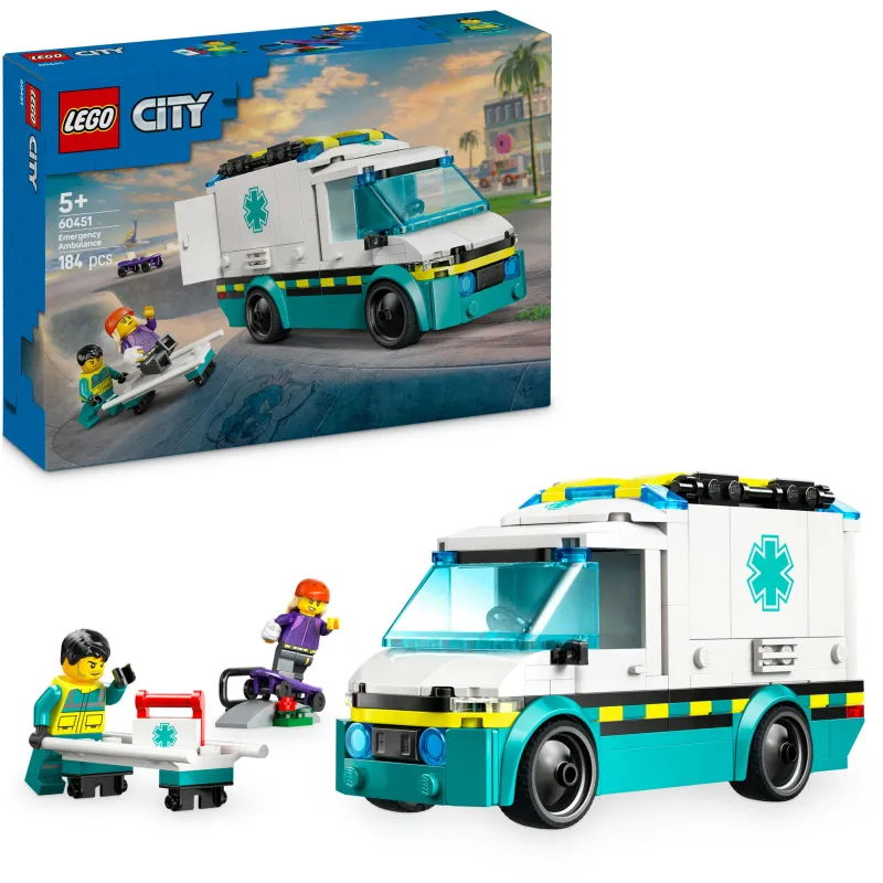 LEGO City Великие Транспортные Средства 60451 Скорая помощь