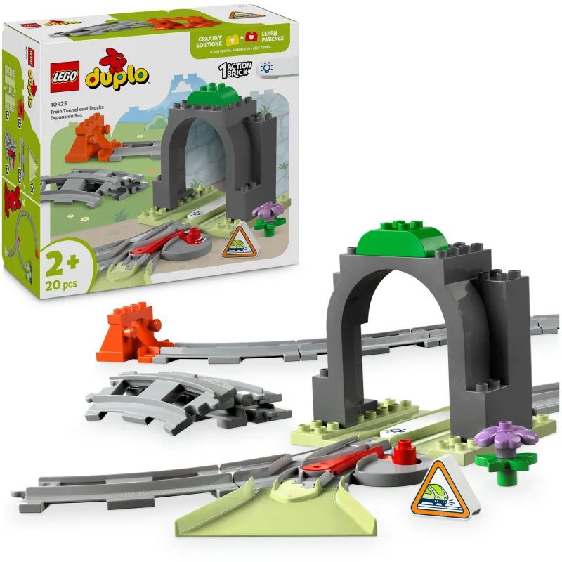 LEGO DUPLO Town 10425 Туннель и рельсы - расширительный набор