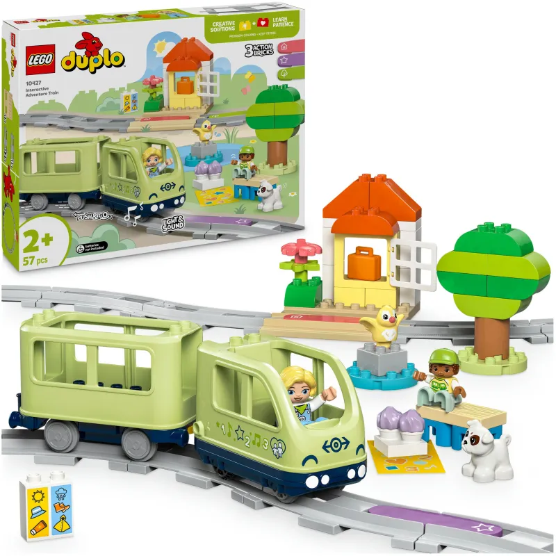 LEGO DUPLO Town 10427 Интерактивный приключенческий поезд
