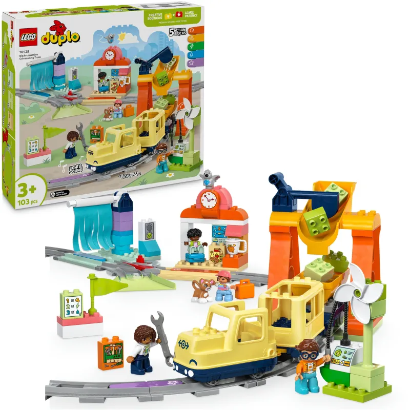 LEGO DUPLO Город 10428 Большой интерактивный поезд