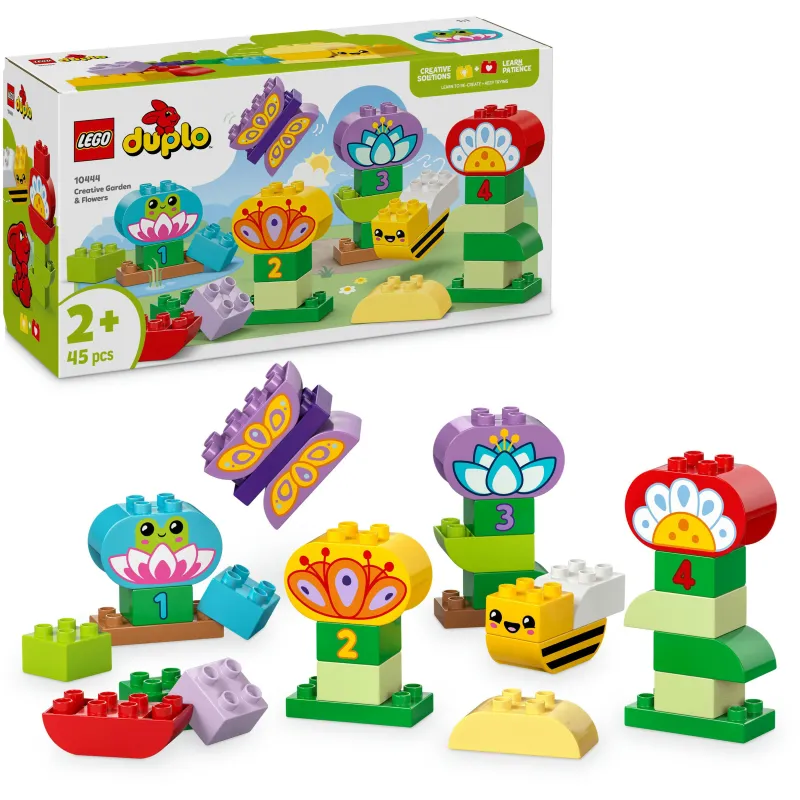 LEGO DUPLO Город 10444 Воображаемый сад и забавные цветы