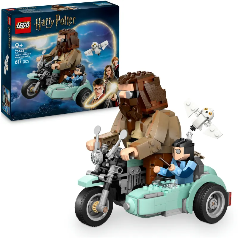 LEGO Гарри Поттер 76443 Хагрид™ и Гарри на мотоцикле