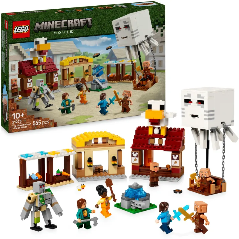 LEGO Minecraft 21273 Нападение воздушного шара на деревню