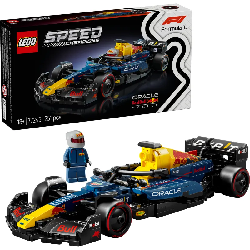 LEGO Speed Champions 77243 Oracle Red Bull Racing RB20 F1® гоночный автомобиль