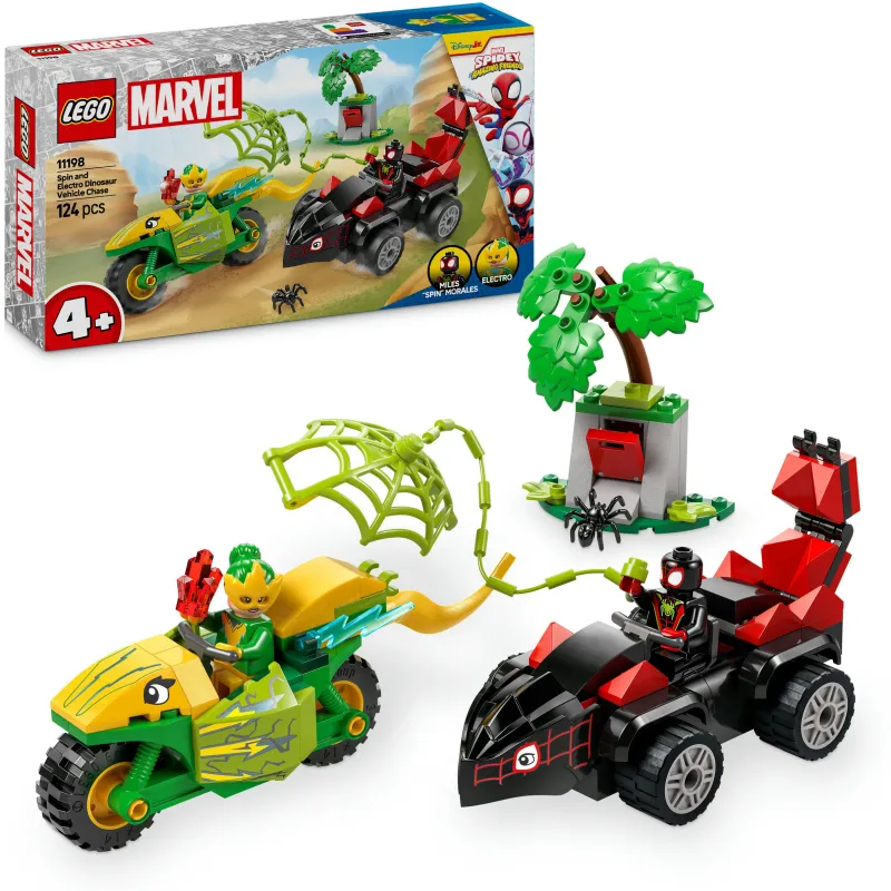 LEGO Spidey 11198: Погоня за динозаврами
