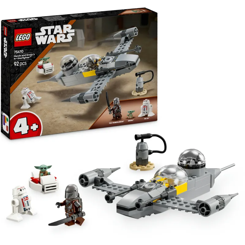 LEGO Star Wars 75410 Мандо и Грогу N-1 истребитель