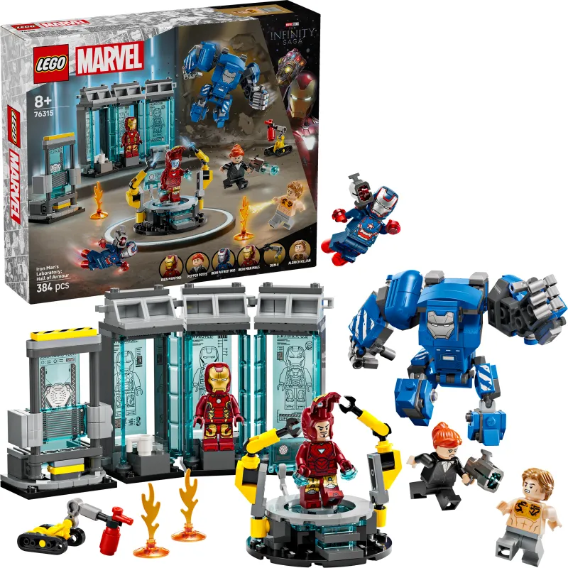LEGO Super Heroes Marvel 76315 Лаборатория Железного Человека