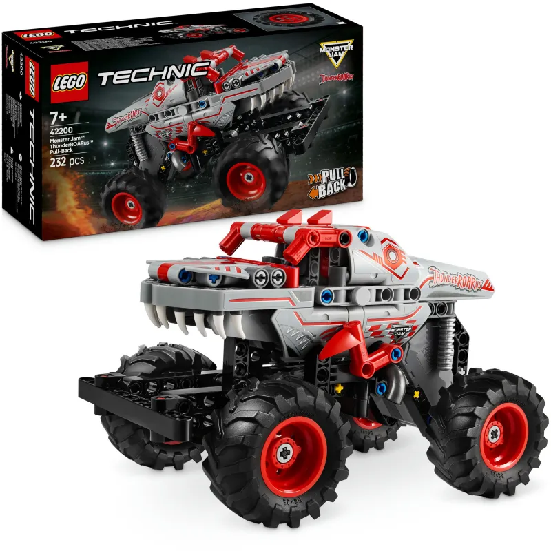 LEGO Technic 42200 Monster Jam™ ThunderROARus™ – автомобиль с инерционным двигателем
