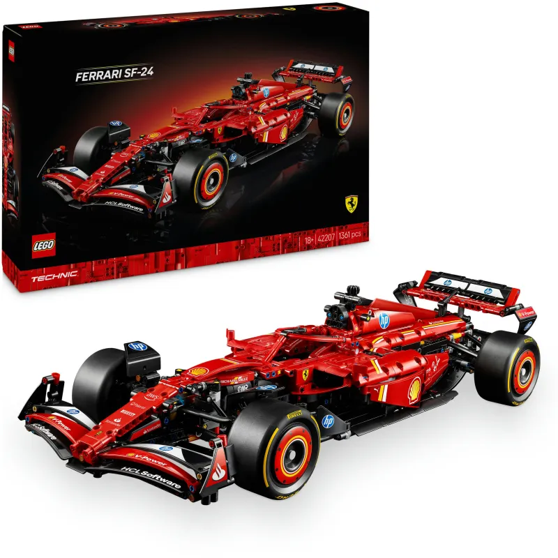 LEGO Technic 42207 Ferrari SF-24 F1 - автомобиль