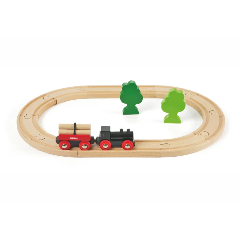 Маленький овальный железнодорожный набор Brio 33042