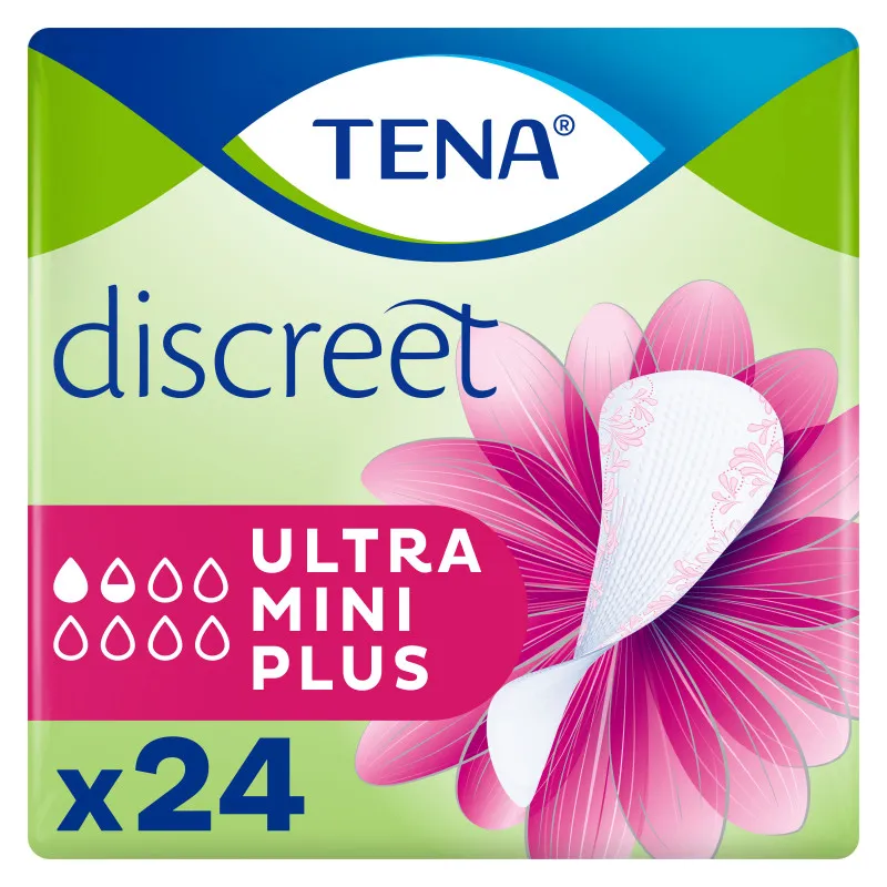 Прокладки Tena 24 шт Discreet Ultra Mini Plus