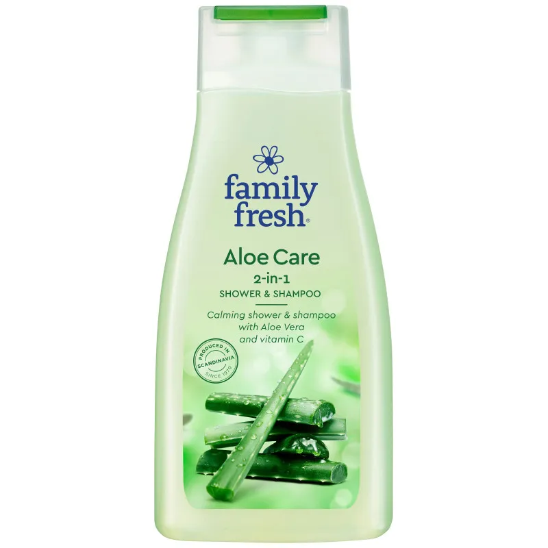Гель для душа Family Fresh 500 мл Aloe Care для душа и шампуня