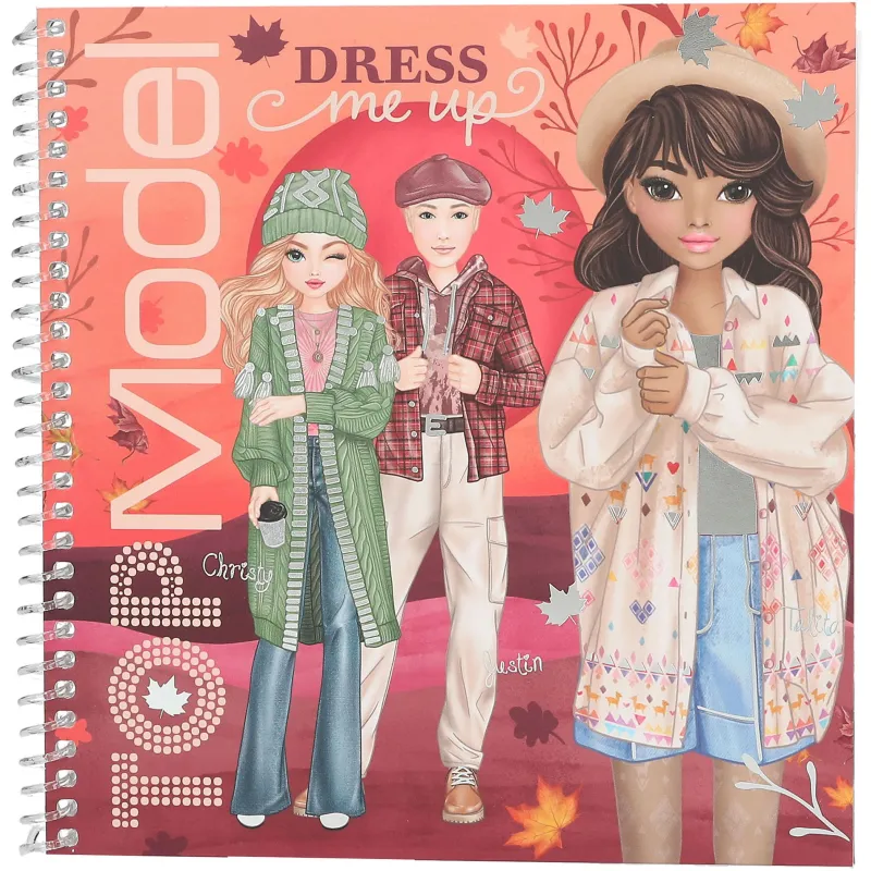 Книжка с наклейками TOPModel Dress Me Up Cosy