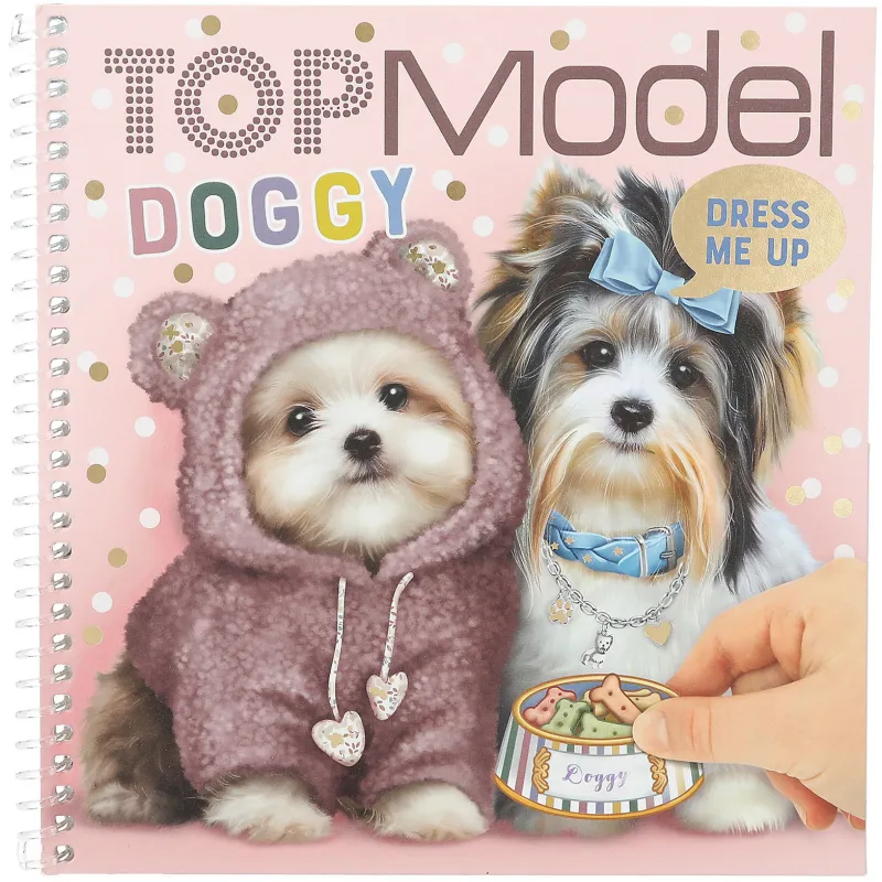 Книжка с наклейками TOPModel Dress Me Up Doggy