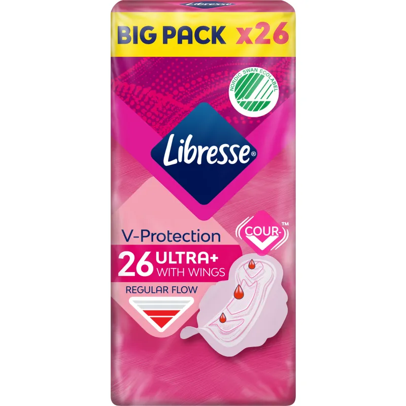 Гигиенические прокладки Libresse 26 шт Ultra+ Wings Big pack