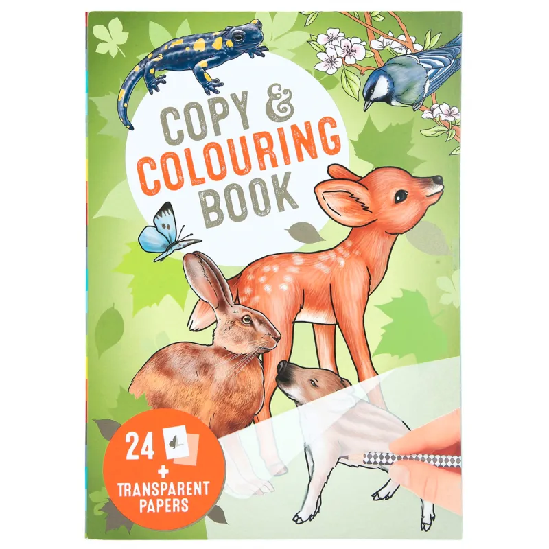 Раскраска Copy & Color Trends дикие животные