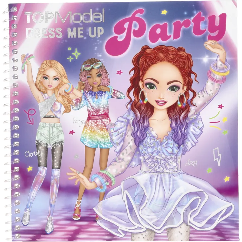 Раскраска TOPModel Dress Me Up Party