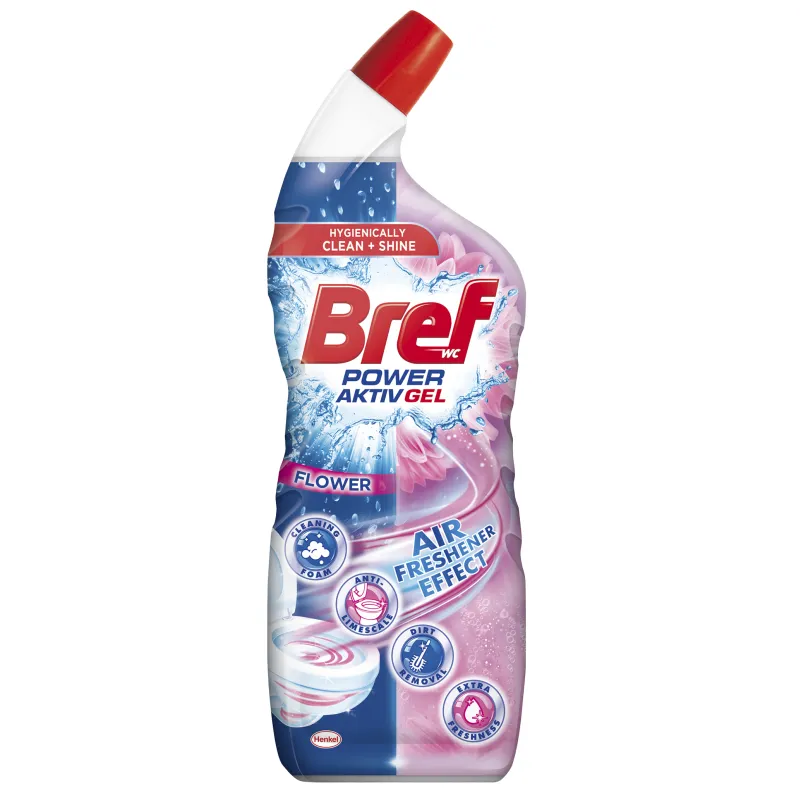 Средство для чистки туалета Bref 700 мл Power Aktiv Gel Flower