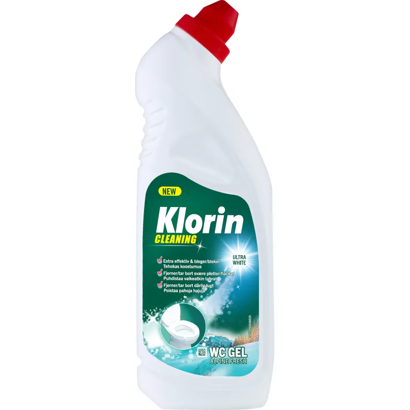 Средство для чистки унитаза Klorin Cleaning 750 мл Гель Alpine Fresh
