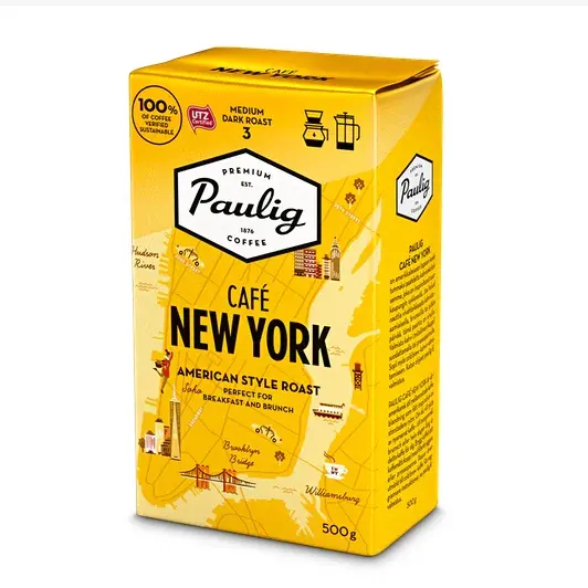 Кофе молотый Paulig Café New-York 500г ср/п 