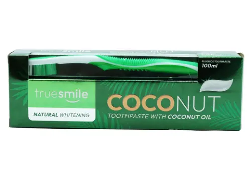Зубная паста и щётка TrueSmile с кокосом, 100 мл