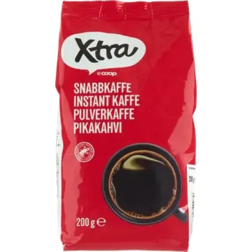 Xtra pikakahvi 200 g — быстрый и надёжный финский растворимый кофе