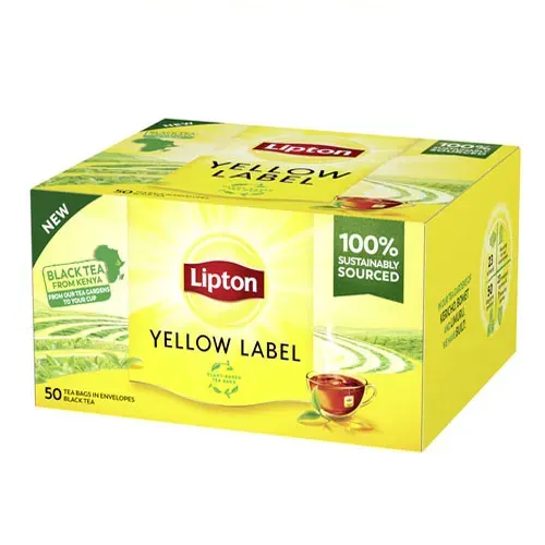 Lipton Yellow label Чай черный 100г 50п
